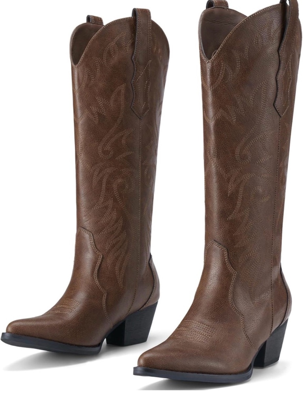 Women's Brown Tall Western Boots